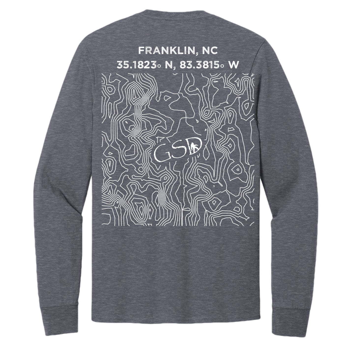 Heather Navy - PC54LS - BACK