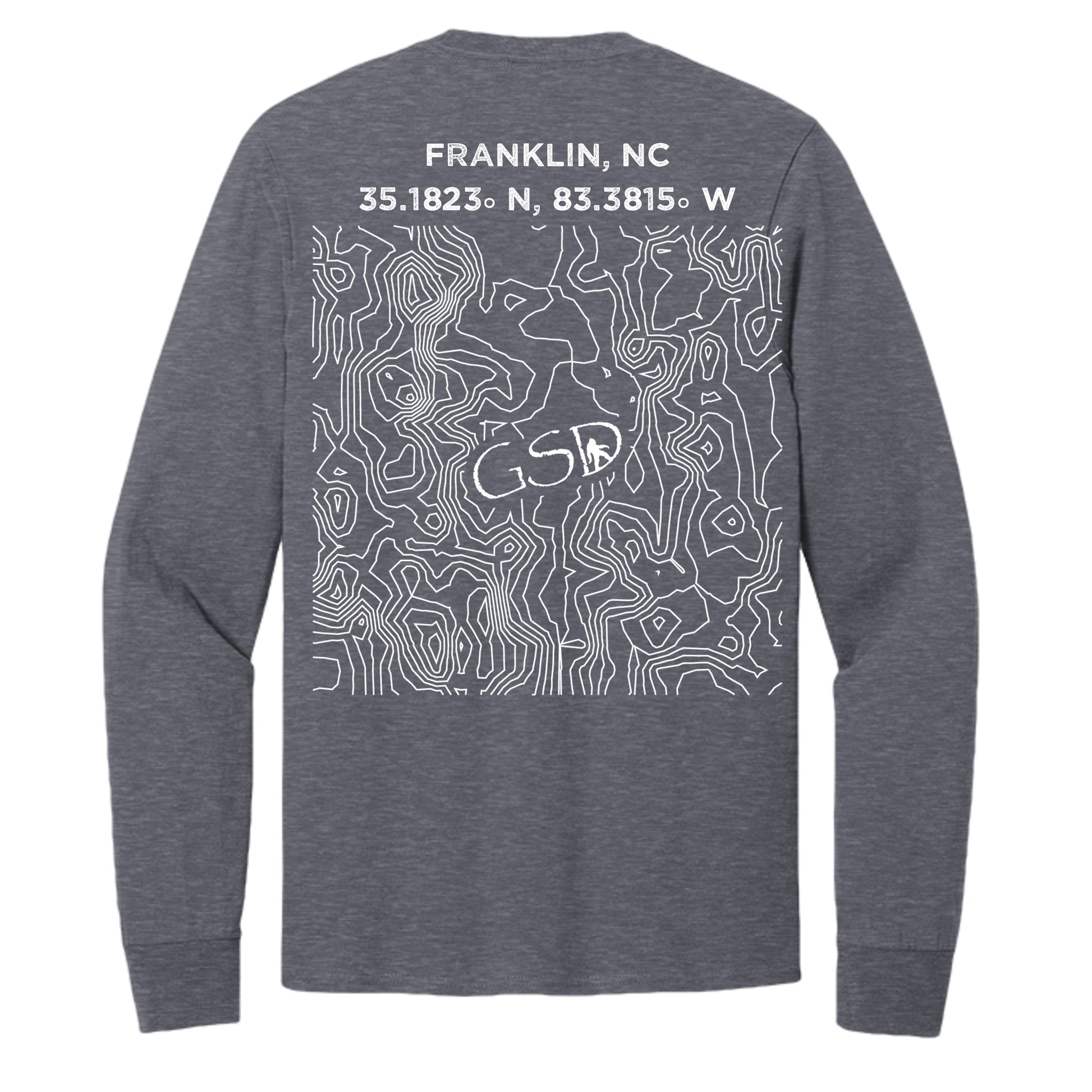 Heather Navy - PC54LS - BACK