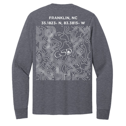 Heather Navy - PC54LS - BACK