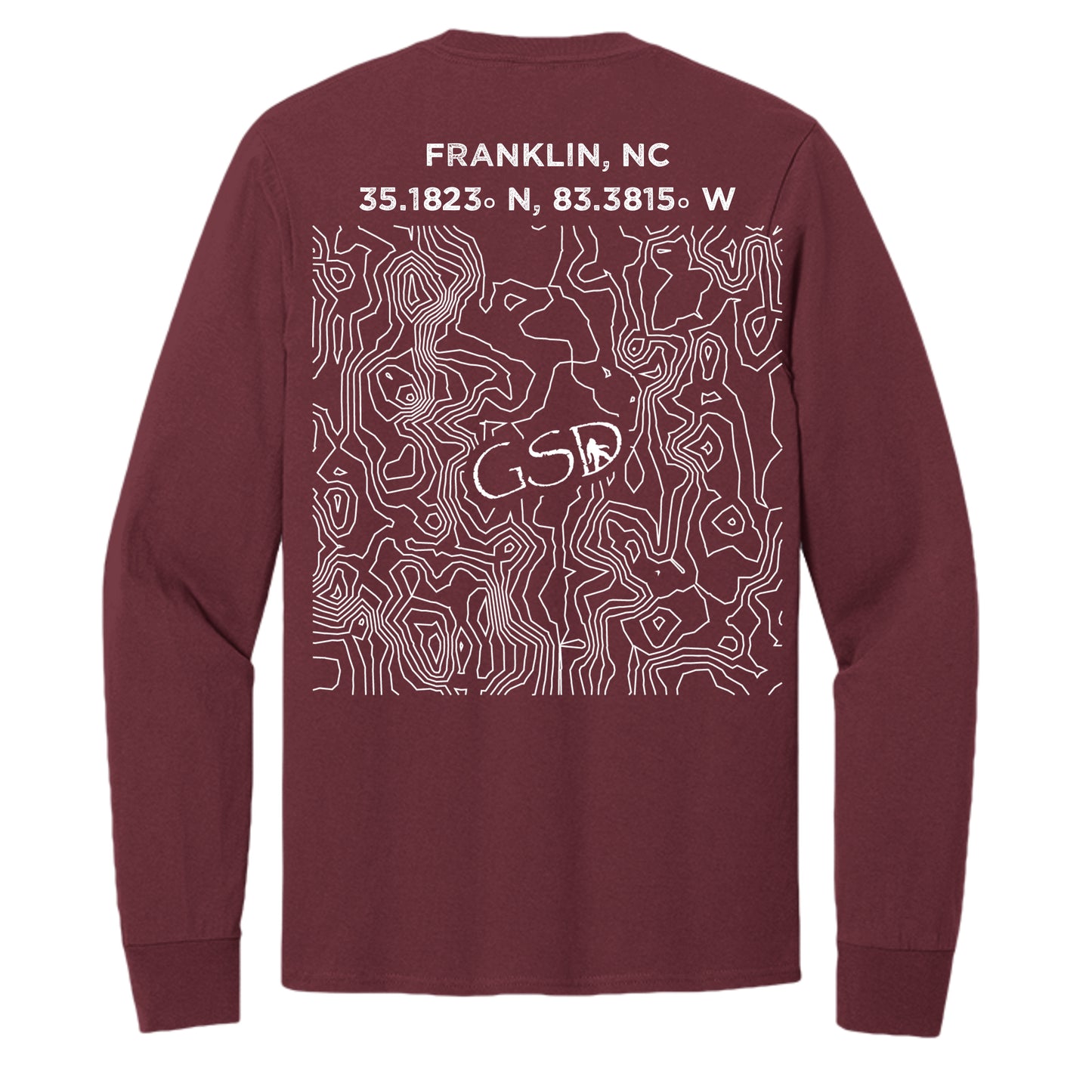 Athletic Maroon - PC54LS - BACK