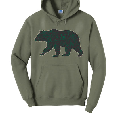 Olive Drab Green Heather - PC78H - FRONT