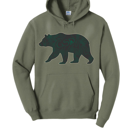 Olive Drab Green Heather - PC78H - FRONT